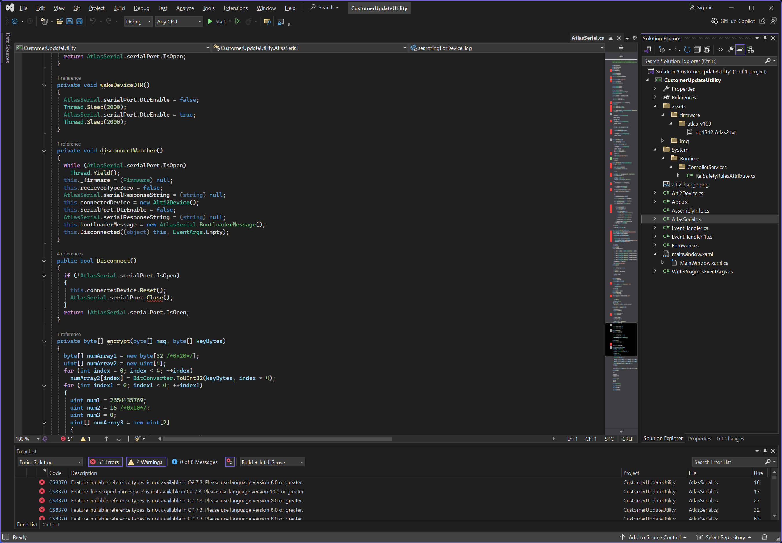 Alti-2 Customer Update Utility Decomplied